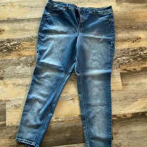 Hardly worn blue jeans